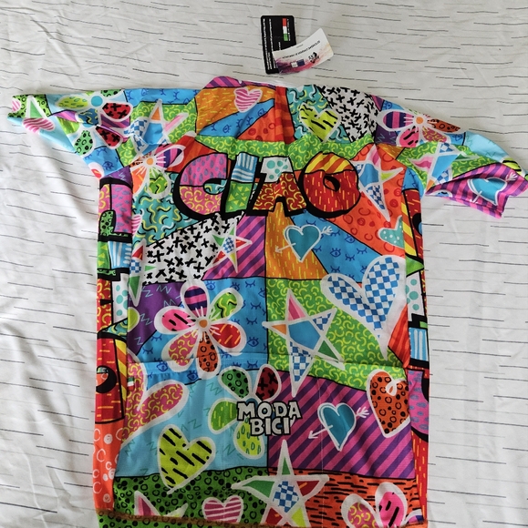 Cycling jersey unisex-Ciao. Made in Italy. Multicolor.  Sizes L & XXL - Picture 2 of 6